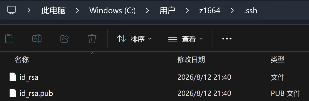 C 盘用户目录下的 .ssh,id_rsa 是私钥,id_rsa.pub 是公钥
