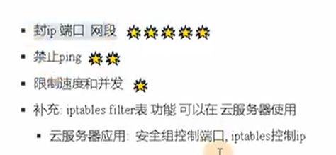 案例小结:封 ip/端口/网段、禁止 ping、限制速度和并发
