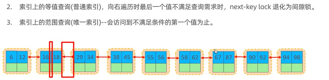 等值查询普通索引时 next-key lock 退化成间隙锁