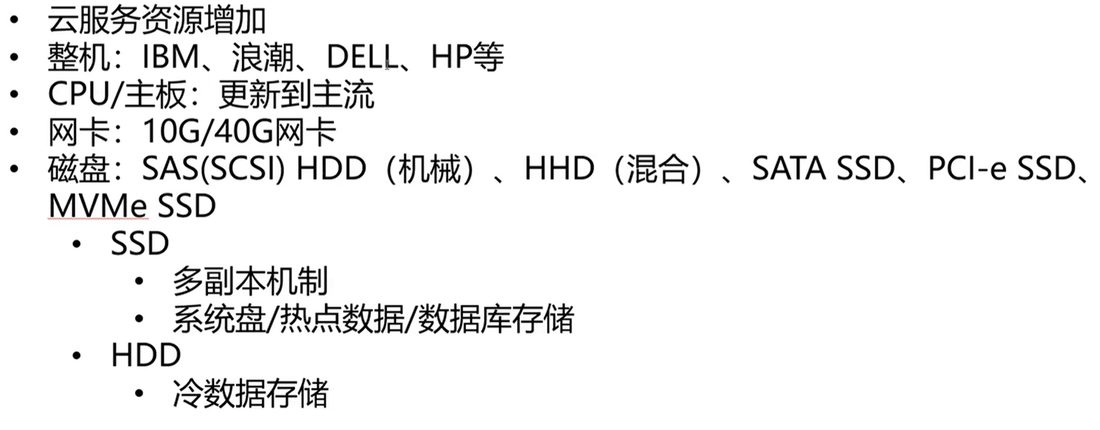 垂直扩容具体加什么，整机、CPU、网卡、磁盘