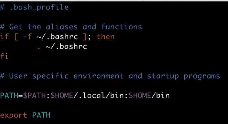 CentOS 的 ~/.bash_profile:先 source ~/.bashrc,再把 $HOME/.local/bin 和 $HOME/bin 拼进 PATH 并 export